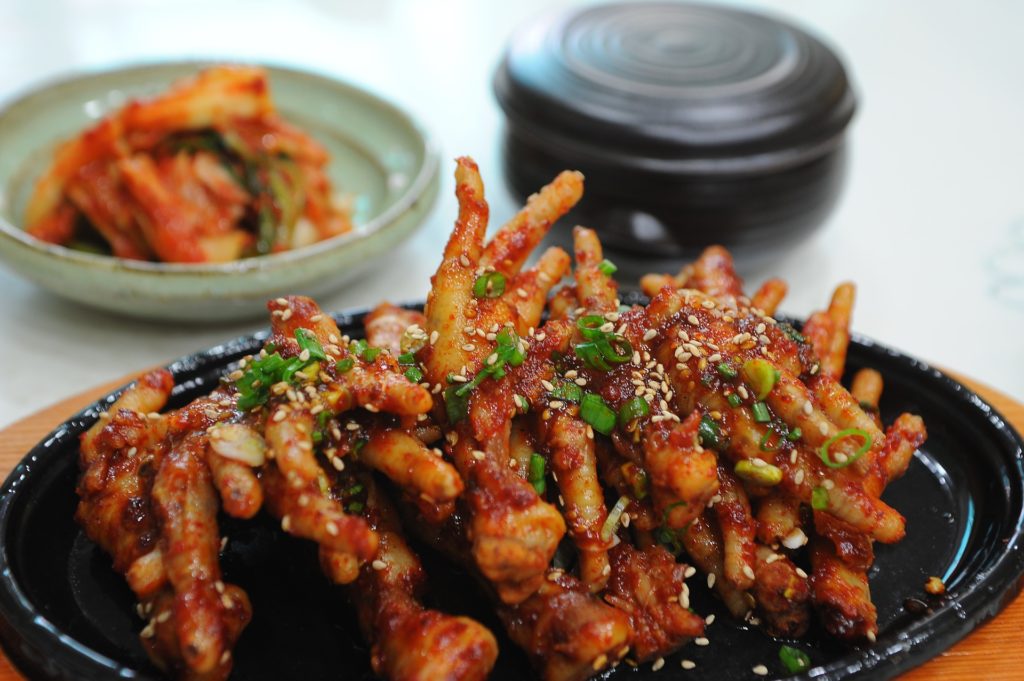 dakbal pied poulet chicken feet nourriture street food coreenne insolite