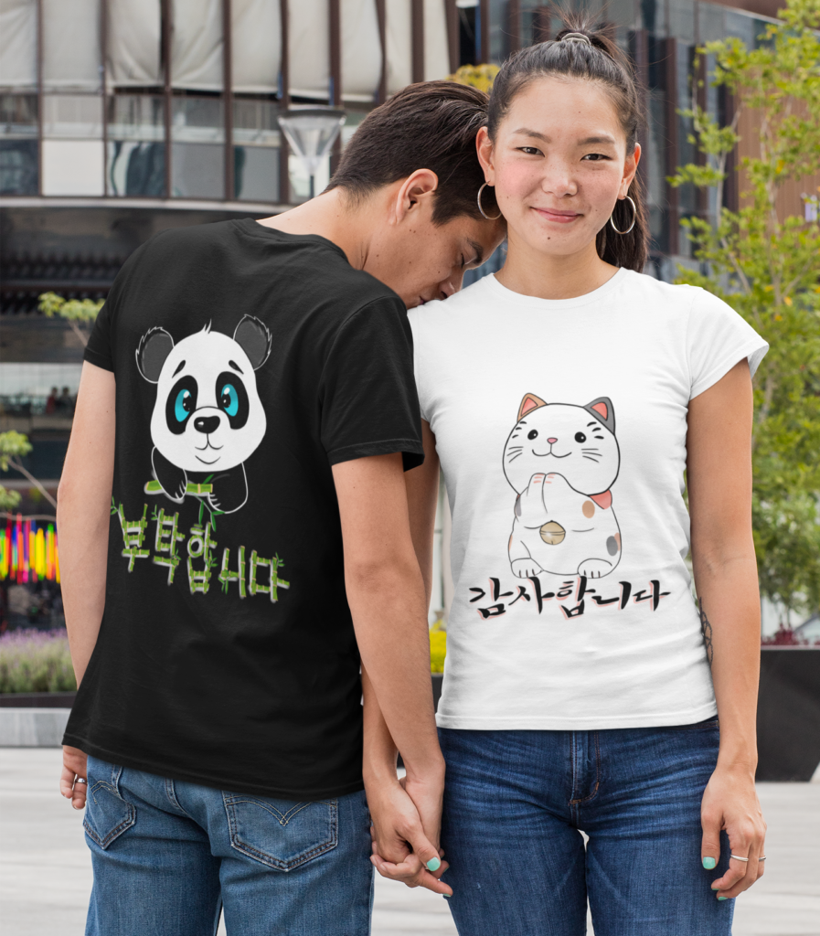 tee-shirt-chat-mignon-coreen-maneki-neko