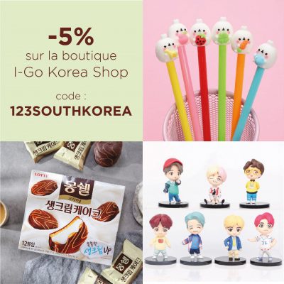 code promotionnel boutique coreenne en ligne igo korea shop